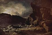 Francis Danby Liensfiord [possibly Lifjord, a part of Sognefjord Spain oil painting artist